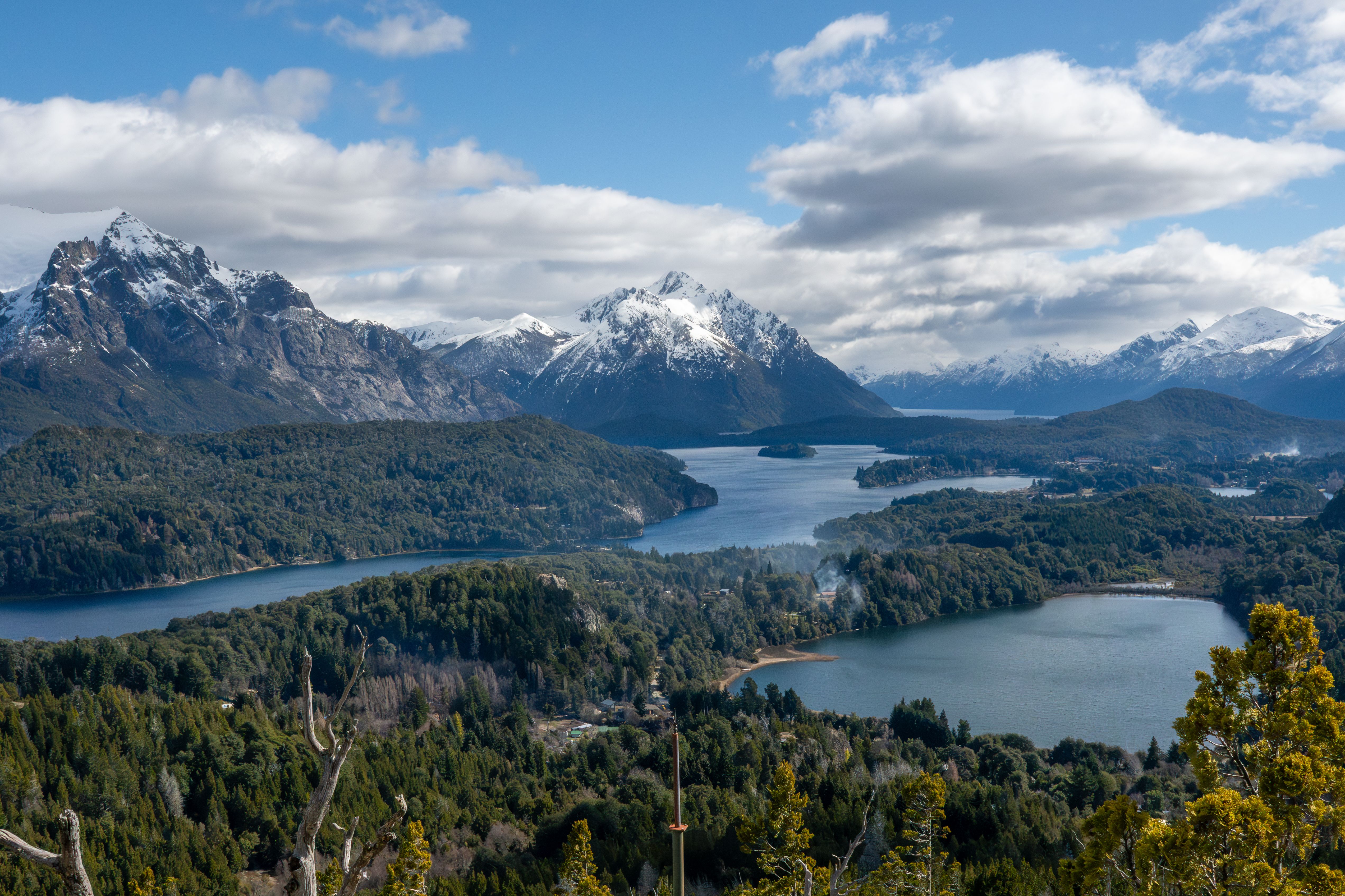 Vista panorámica de Bariloche